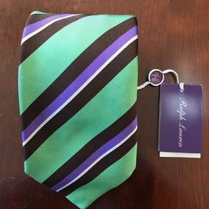 Ralph Lauren Purple Label Hand Made Silk Neck Tie